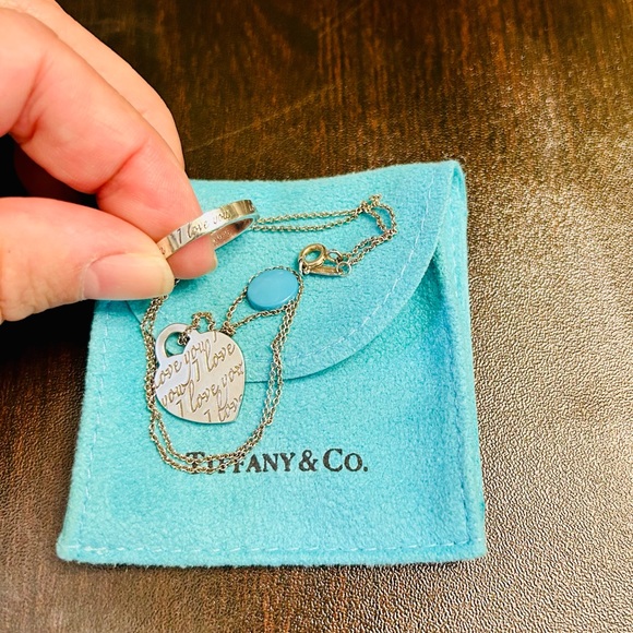 Tiffany & Co. “I Love You” Iconic Heart Necklace | Notes Collection - Picture 13 of 16
